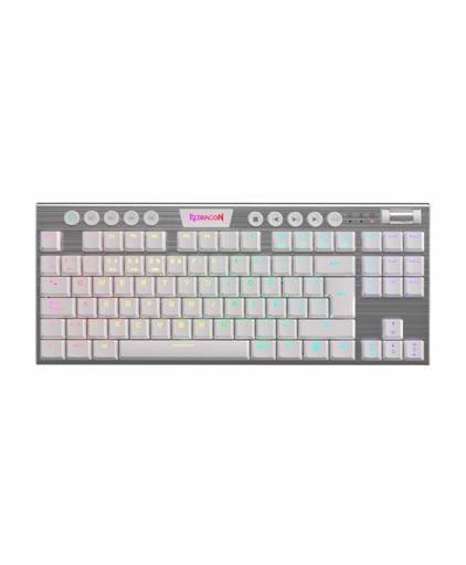 Teclado Redragon Horus TKL White K621-Rgb Wireless
