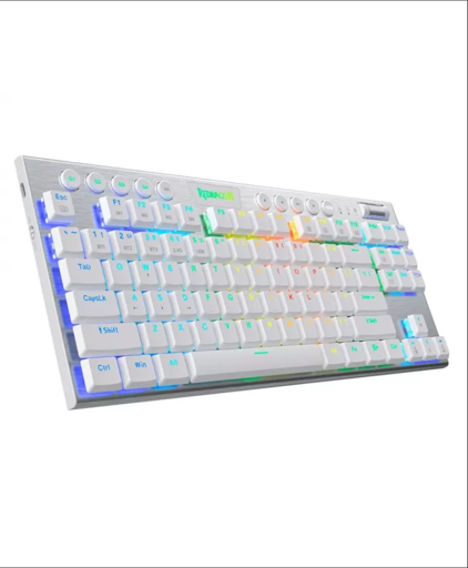 Teclado Redragon Horus TKL White K621-Rgb Wireless