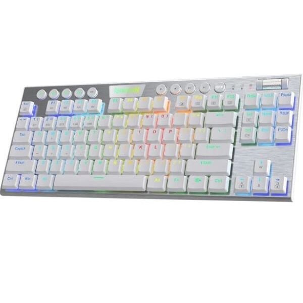 Teclado Redragon Horus TKL White Cableado K622w-RGB