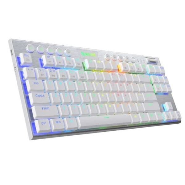 Teclado Redragon Horus TKL White Cableado K622w-RGB