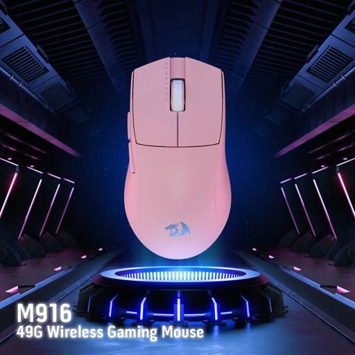 Mouse Redragon K1ng M916 Pro Pink 4k Hz