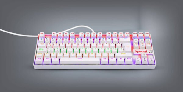 Teclado Redragon Kumara 2 white Rainbow