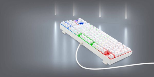Teclado Redragon Kumura White K552-rgb