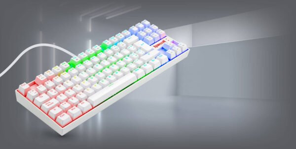 Teclado Redragon Kumura White K552-rgb