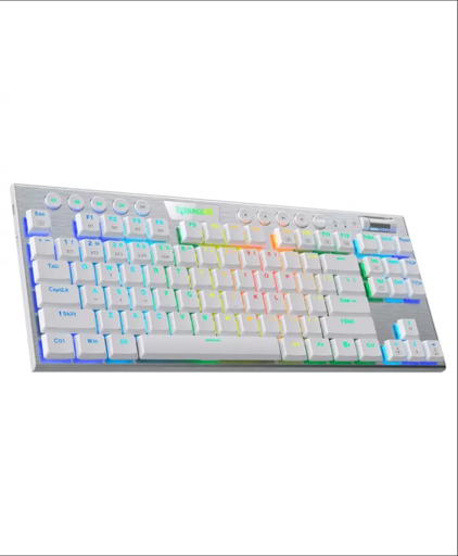Teclado Redragon Horus TKL White K621-Rgb Wireless